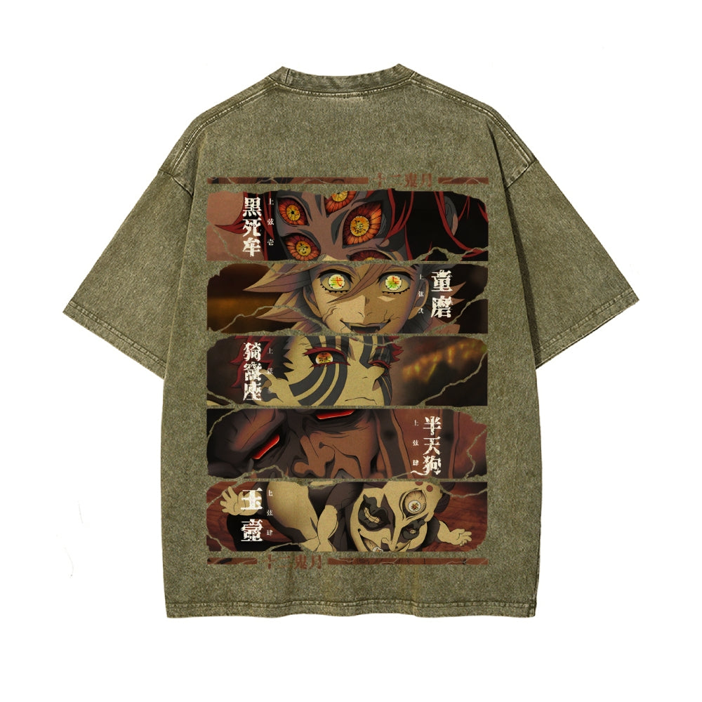 Vintage Oversized T-Shirt Demon Slayer