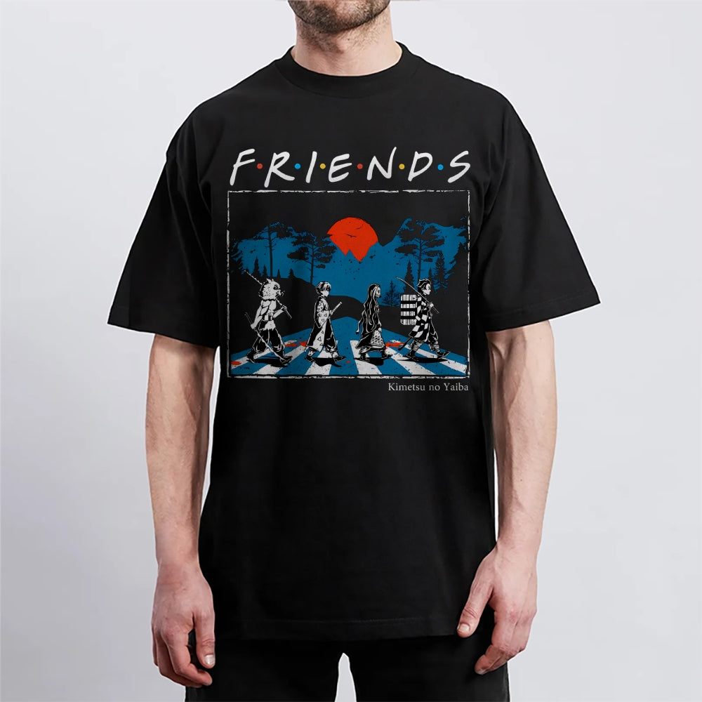 Demon Slayer Cotton Unisex Crew Neck Anime T-Shirt