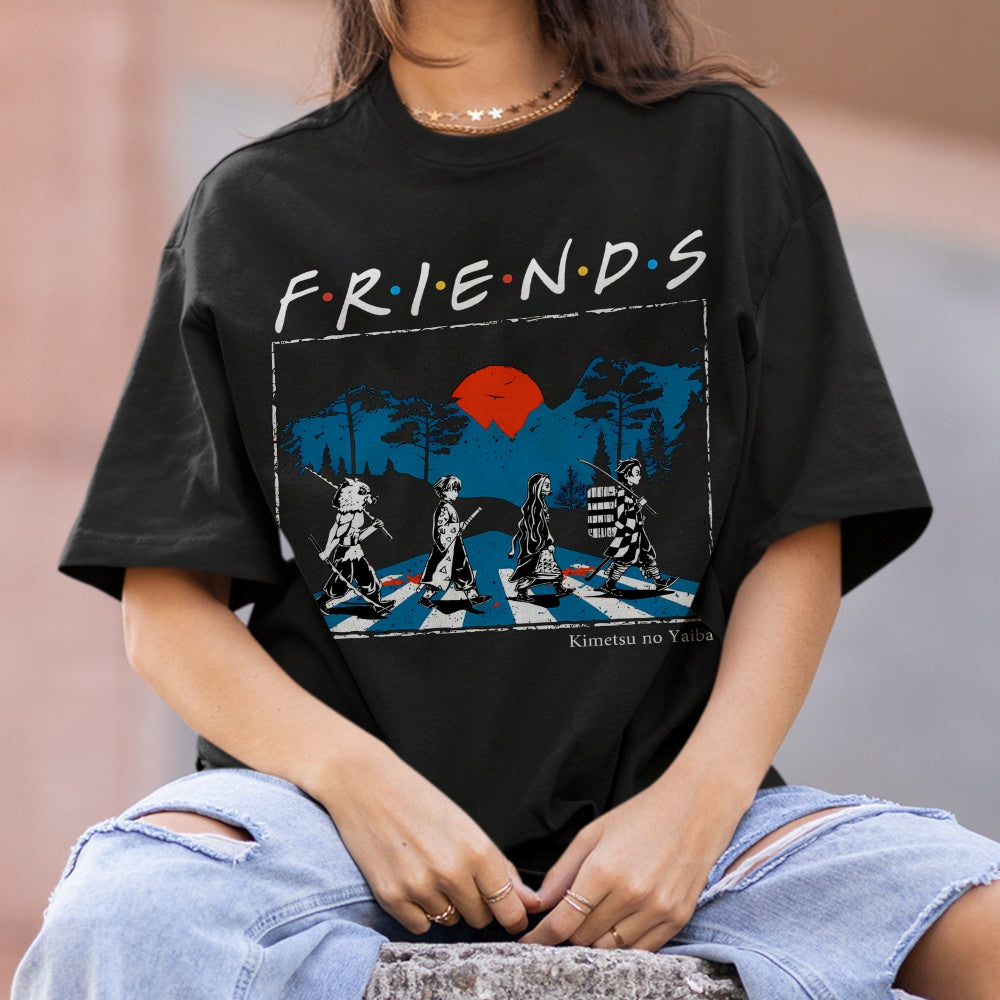 Demon Slayer Cotton Unisex Crew Neck Anime T-Shirt