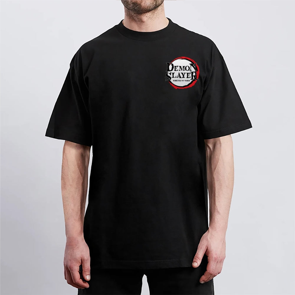 Demon Slayer Cotton Unisex Crew Neck Anime T-Shirt