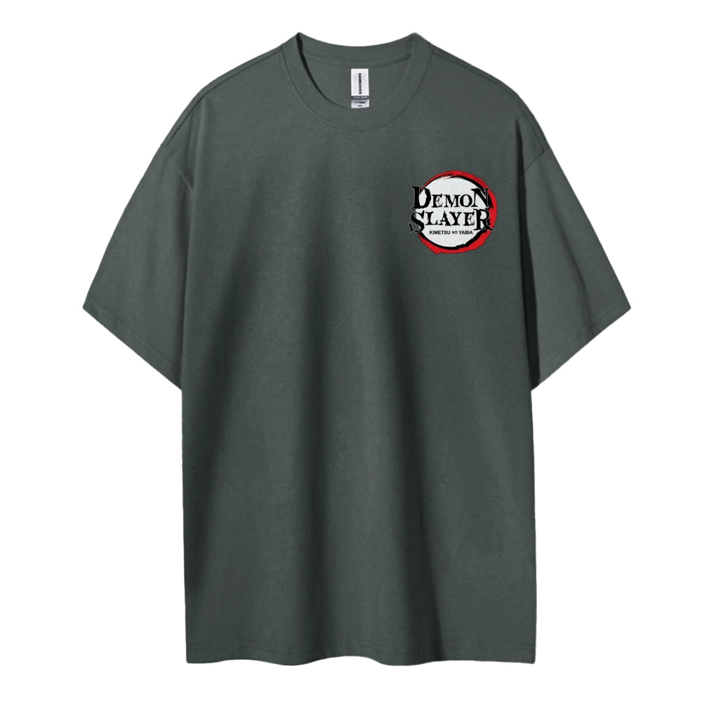 Demon Slayer Cotton Unisex Crew Neck Anime T-Shirt