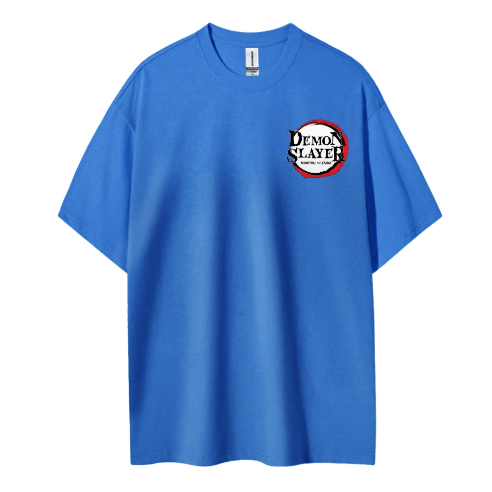 Demon Slayer Cotton Unisex Crew Neck Anime T-Shirt