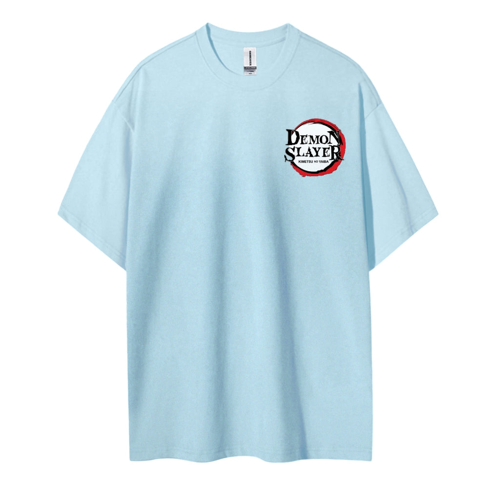 Demon Slayer Cotton Unisex Crew Neck Anime T-Shirt