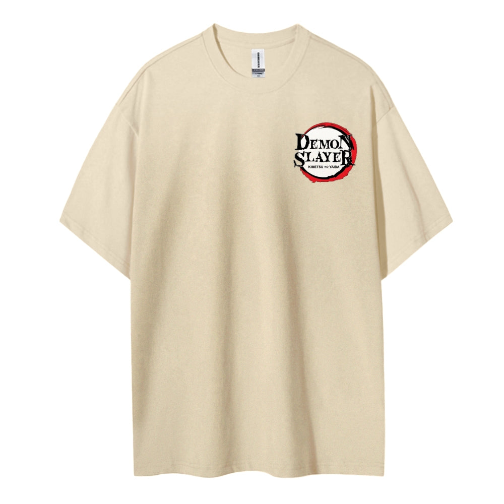 Demon Slayer Cotton Unisex Crew Neck Anime T-Shirt