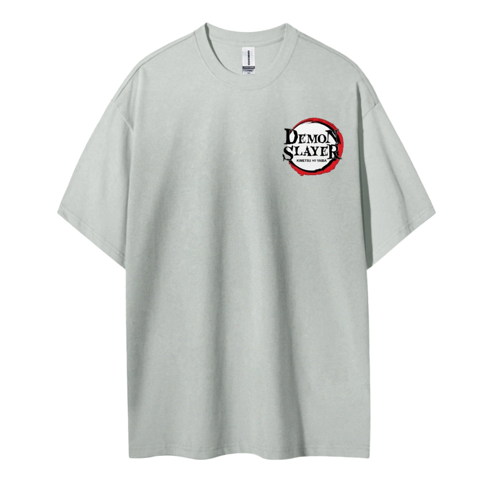 Demon Slayer Cotton Unisex Crew Neck Anime T-Shirt
