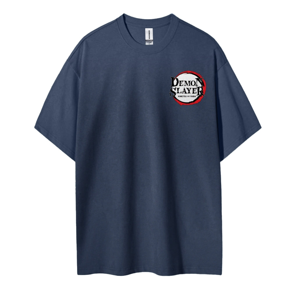 Demon Slayer Cotton Unisex Crew Neck Anime T-Shirt