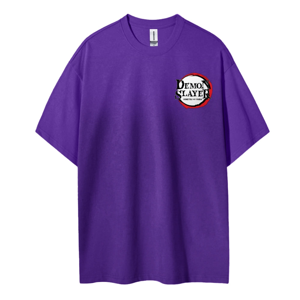 Demon Slayer Cotton Unisex Crew Neck Anime T-Shirt
