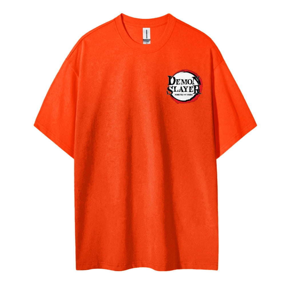 Demon Slayer Cotton Unisex Crew Neck Anime T-Shirt