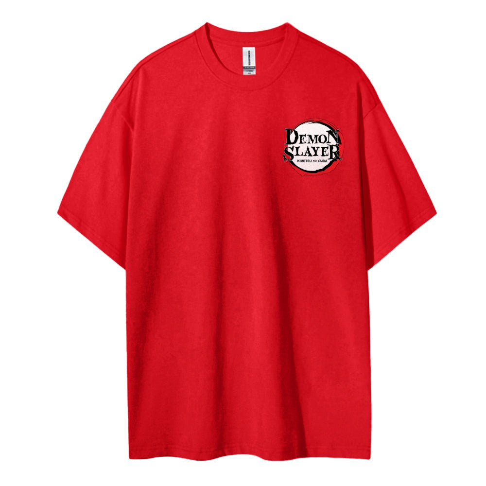 Demon Slayer Cotton Unisex Crew Neck Anime T-Shirt
