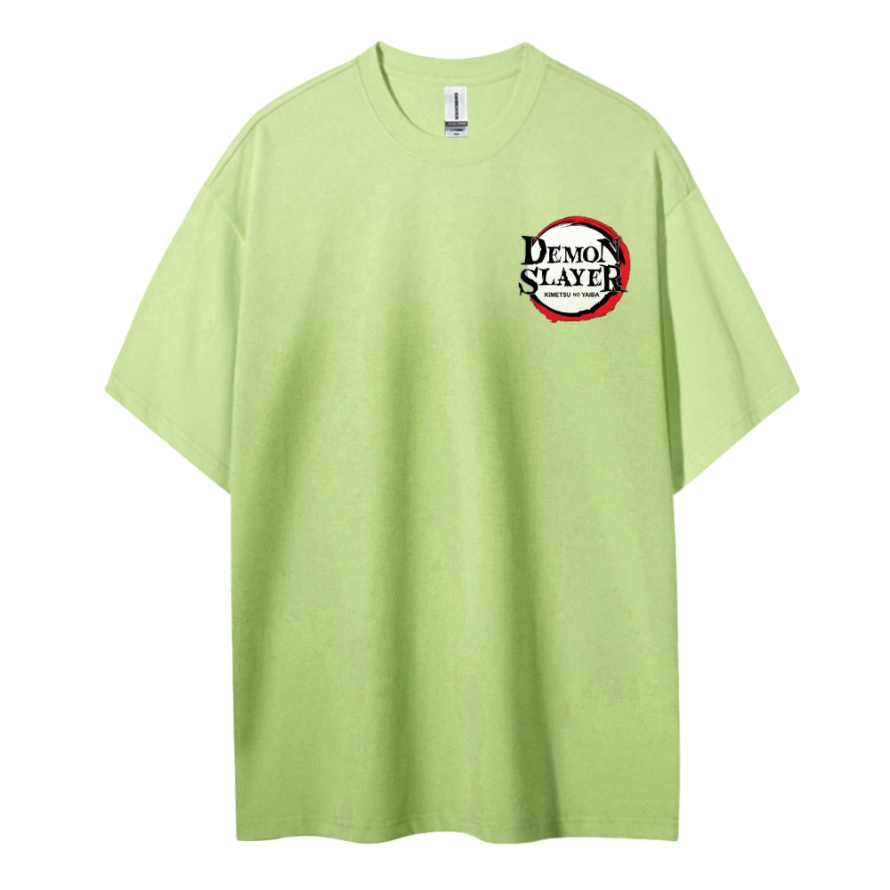 Demon Slayer Cotton Unisex Crew Neck Anime T-Shirt