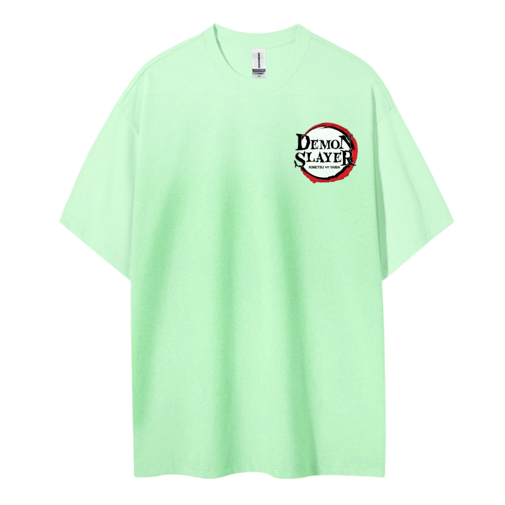 Demon Slayer Cotton Unisex Crew Neck Anime T-Shirt