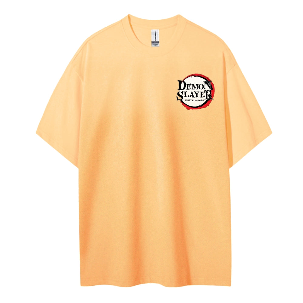 Demon Slayer Cotton Unisex Crew Neck Anime T-Shirt