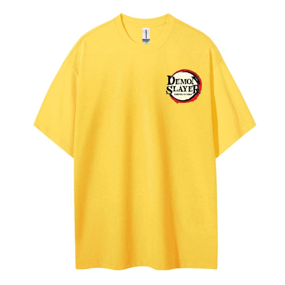 Demon Slayer Cotton Unisex Crew Neck Anime T-Shirt