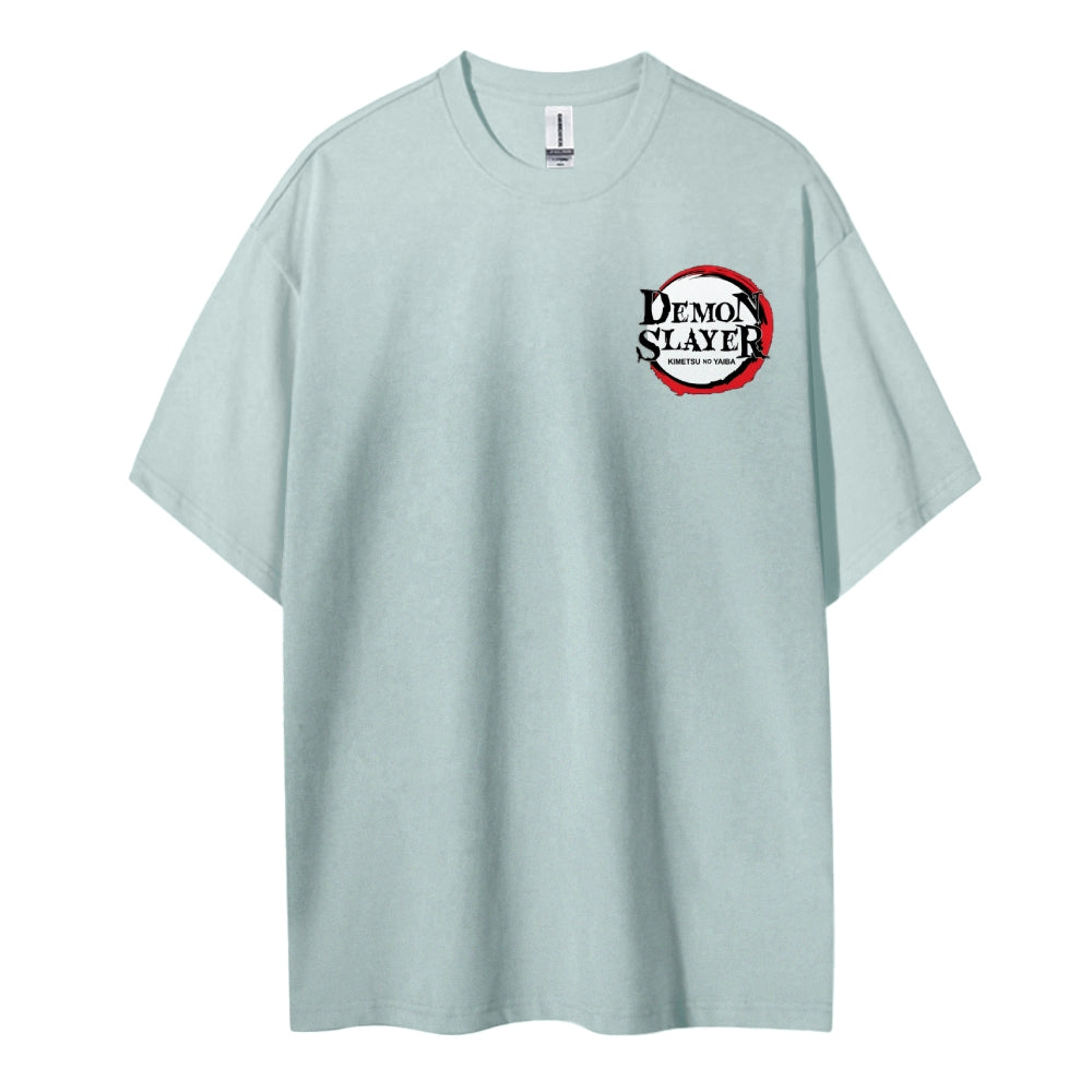 Demon Slayer Cotton Unisex Crew Neck Anime T-Shirt