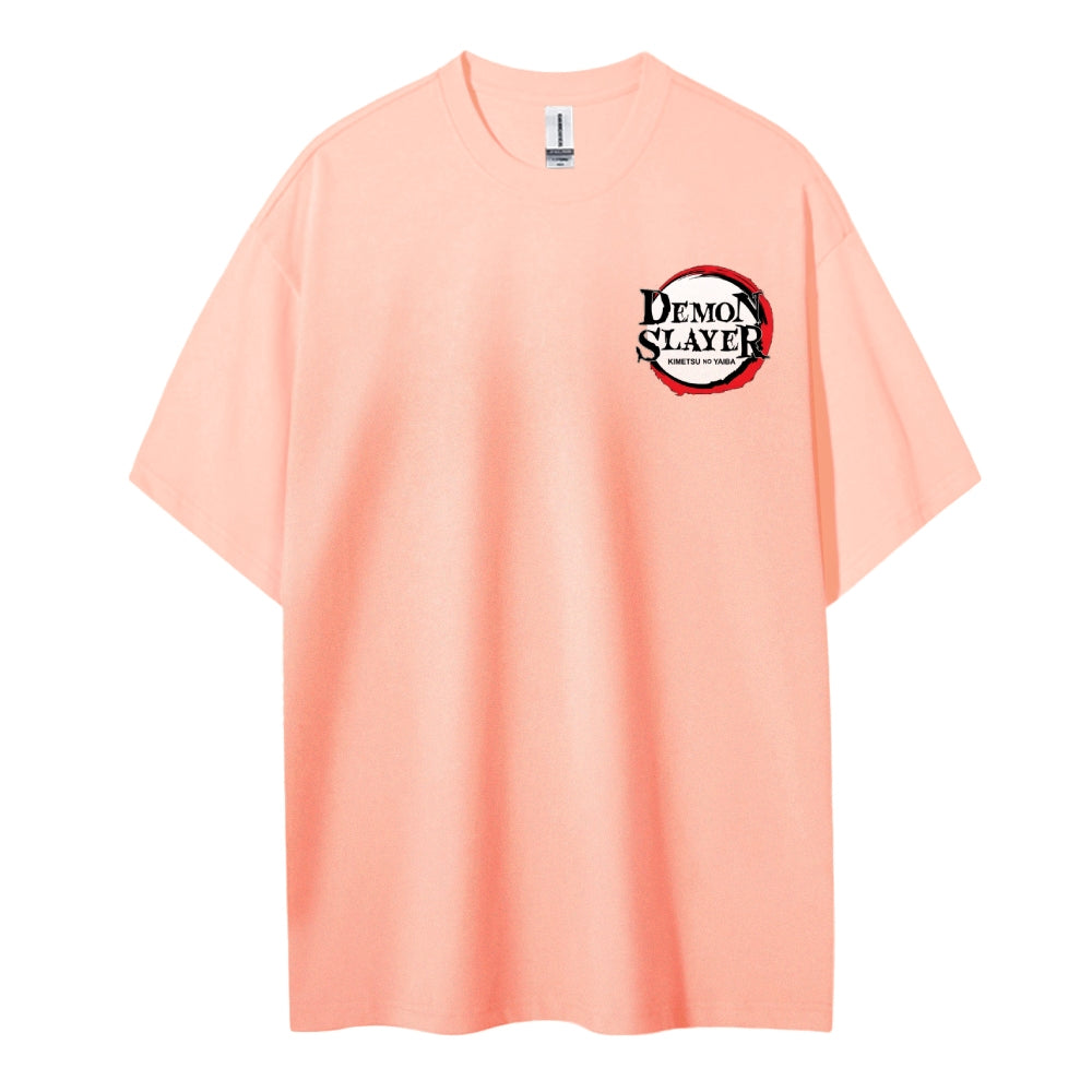 Demon Slayer Cotton Unisex Crew Neck Anime T-Shirt