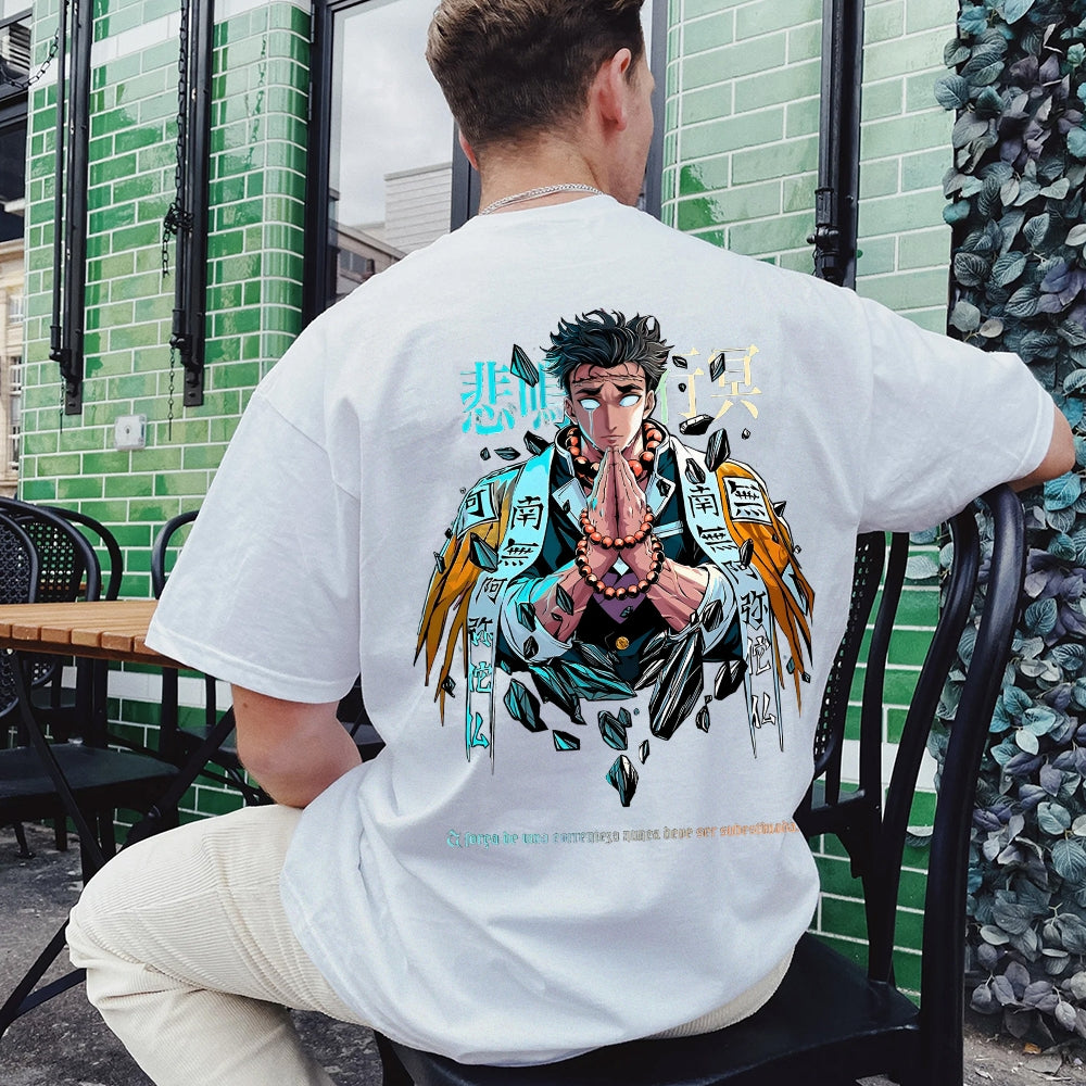 Demon Slayer Cotton Unisex Crew Neck Anime T-Shirt