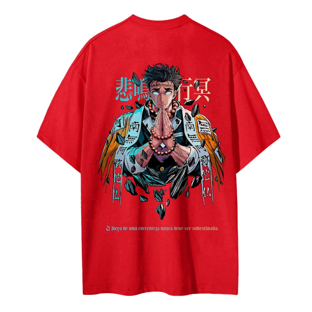 Demon Slayer Cotton Unisex Crew Neck Anime T-Shirt