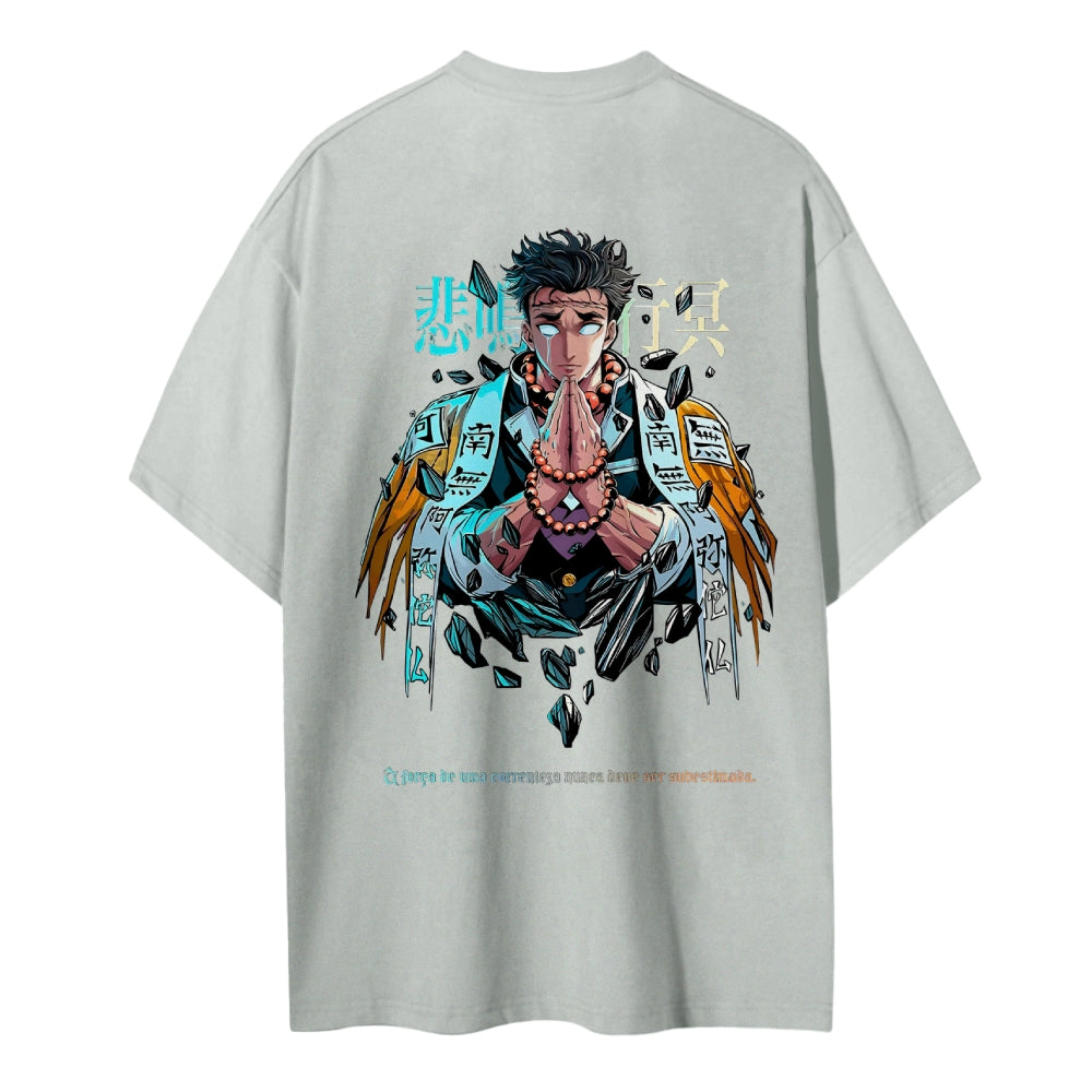 Demon Slayer Cotton Unisex Crew Neck Anime T-Shirt