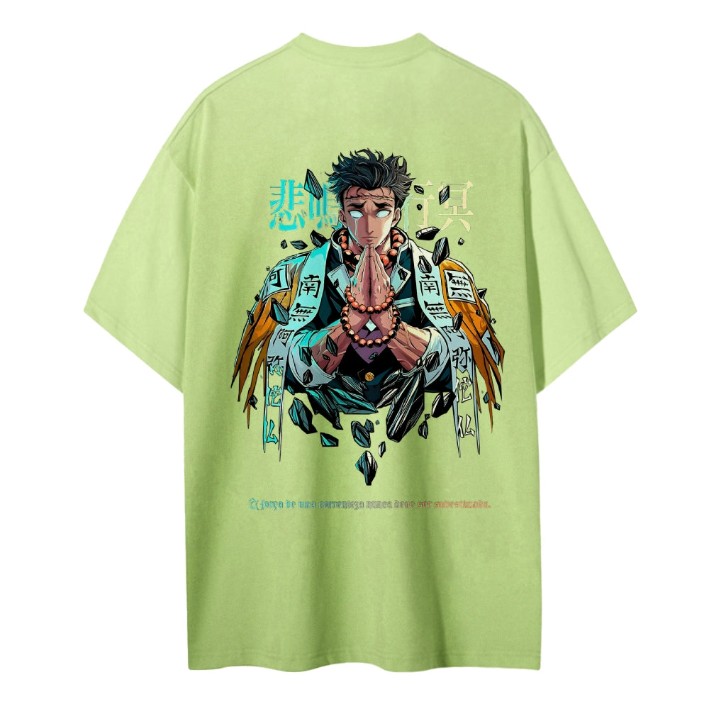 Demon Slayer Cotton Unisex Crew Neck Anime T-Shirt