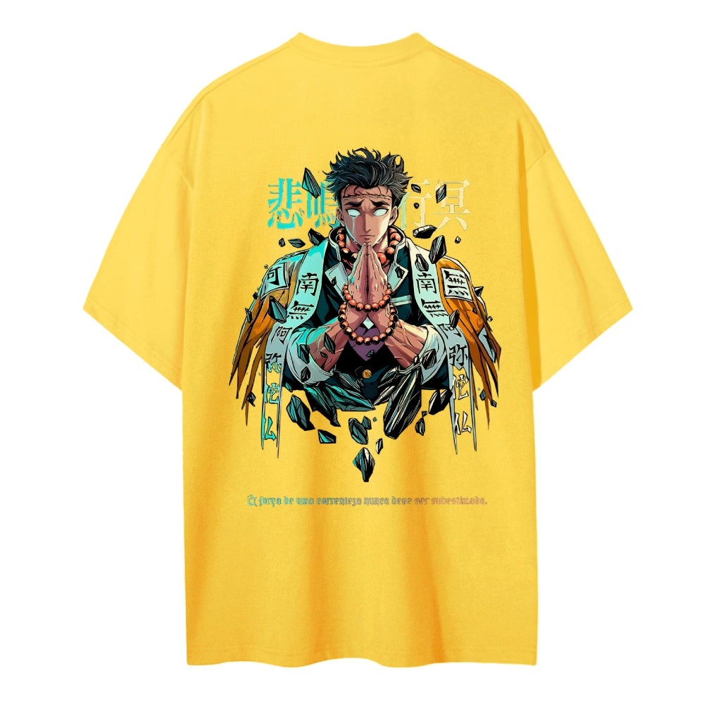 Demon Slayer Cotton Unisex Crew Neck Anime T-Shirt