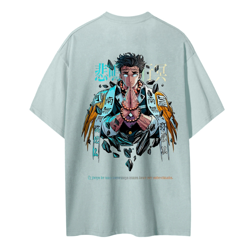 Demon Slayer Cotton Unisex Crew Neck Anime T-Shirt
