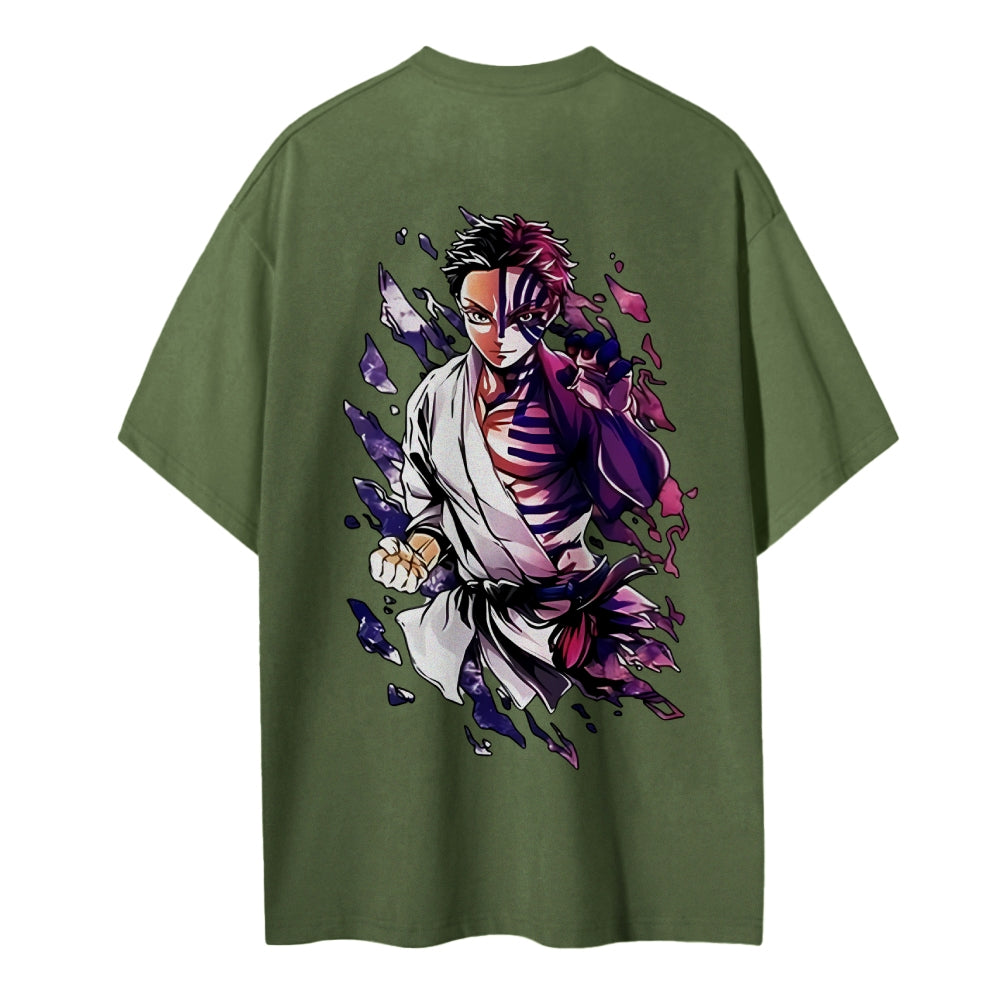 Demon Slayer Cotton Unisex Crew Neck Anime T-Shirt