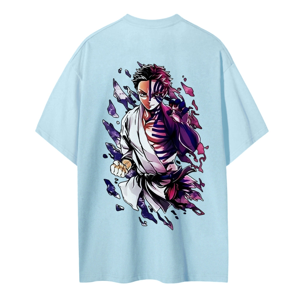 Demon Slayer Cotton Unisex Crew Neck Anime T-Shirt