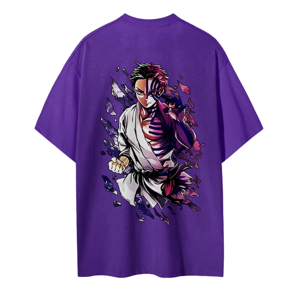 Demon Slayer Cotton Unisex Crew Neck Anime T-Shirt