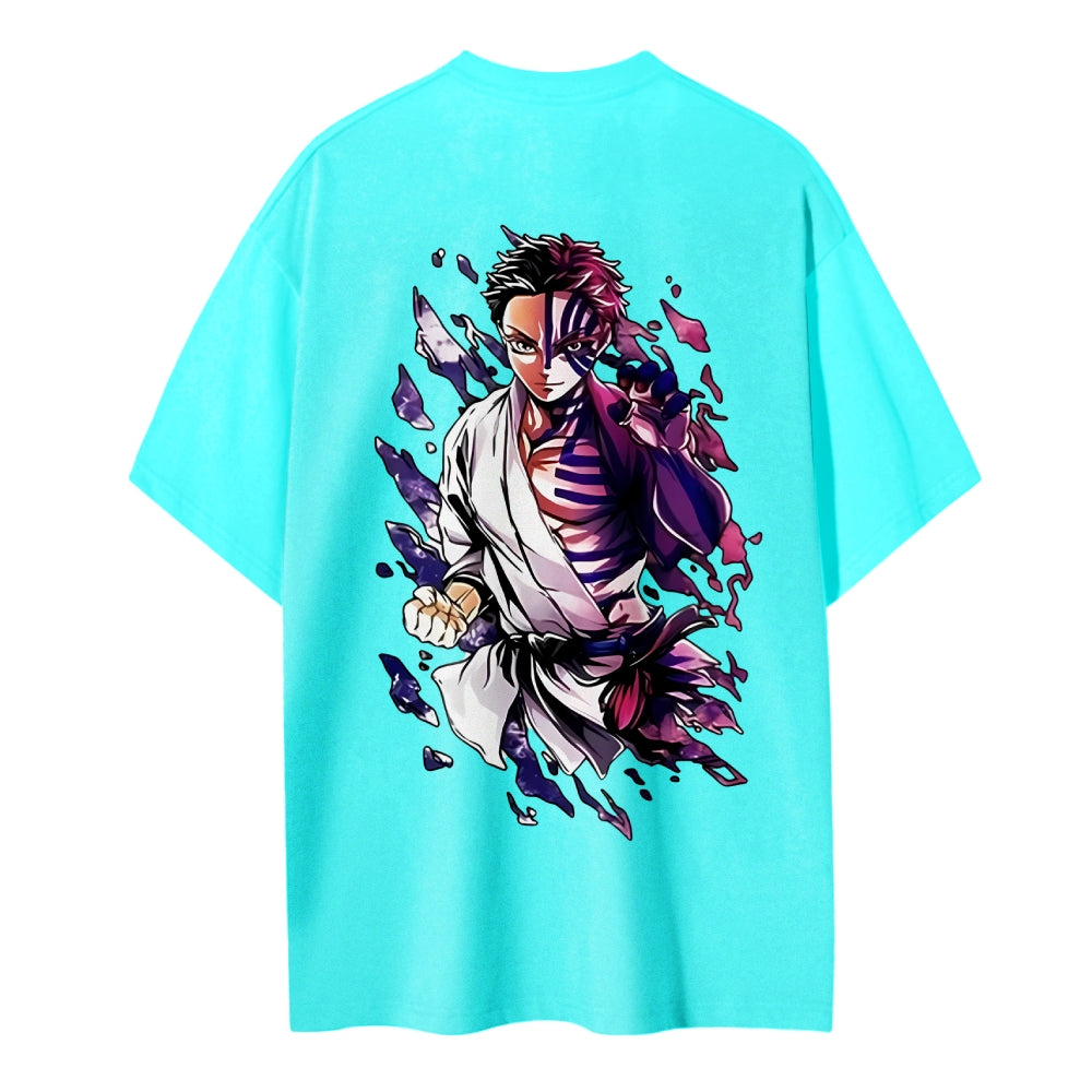 Demon Slayer Cotton Unisex Crew Neck Anime T-Shirt