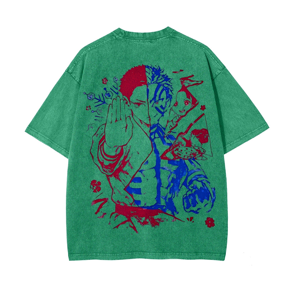 Vintage Oversized T-Shirt Demon Slayer