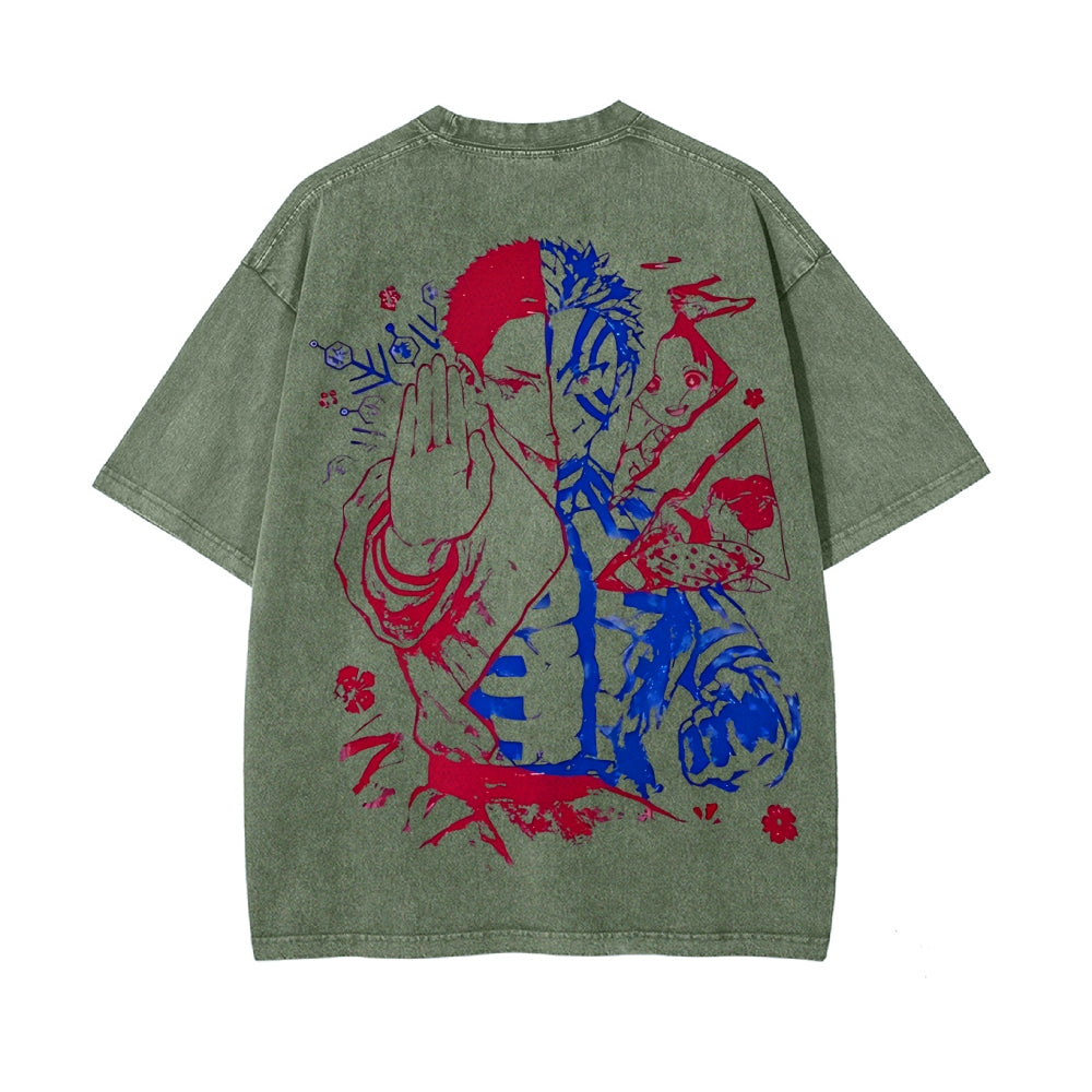 Vintage Oversized T-Shirt Demon Slayer