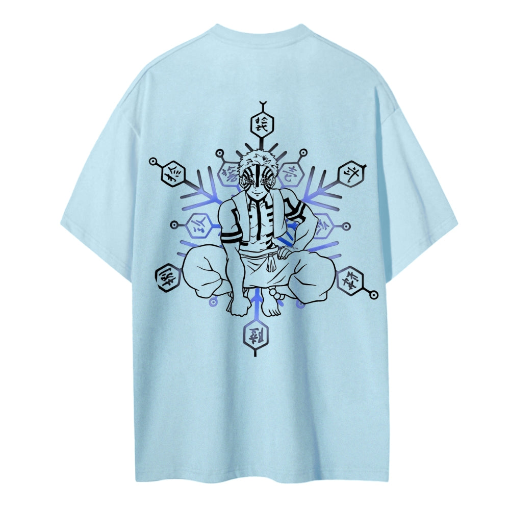 Demon Slayer: Kimetsu no Yaiba Cotton Unisex Crew Neck Anime T-Shirt