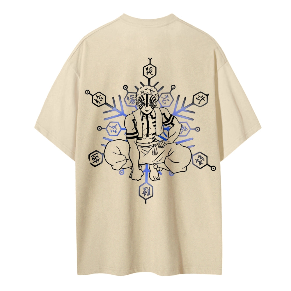 Demon Slayer: Kimetsu no Yaiba Cotton Unisex Crew Neck Anime T-Shirt