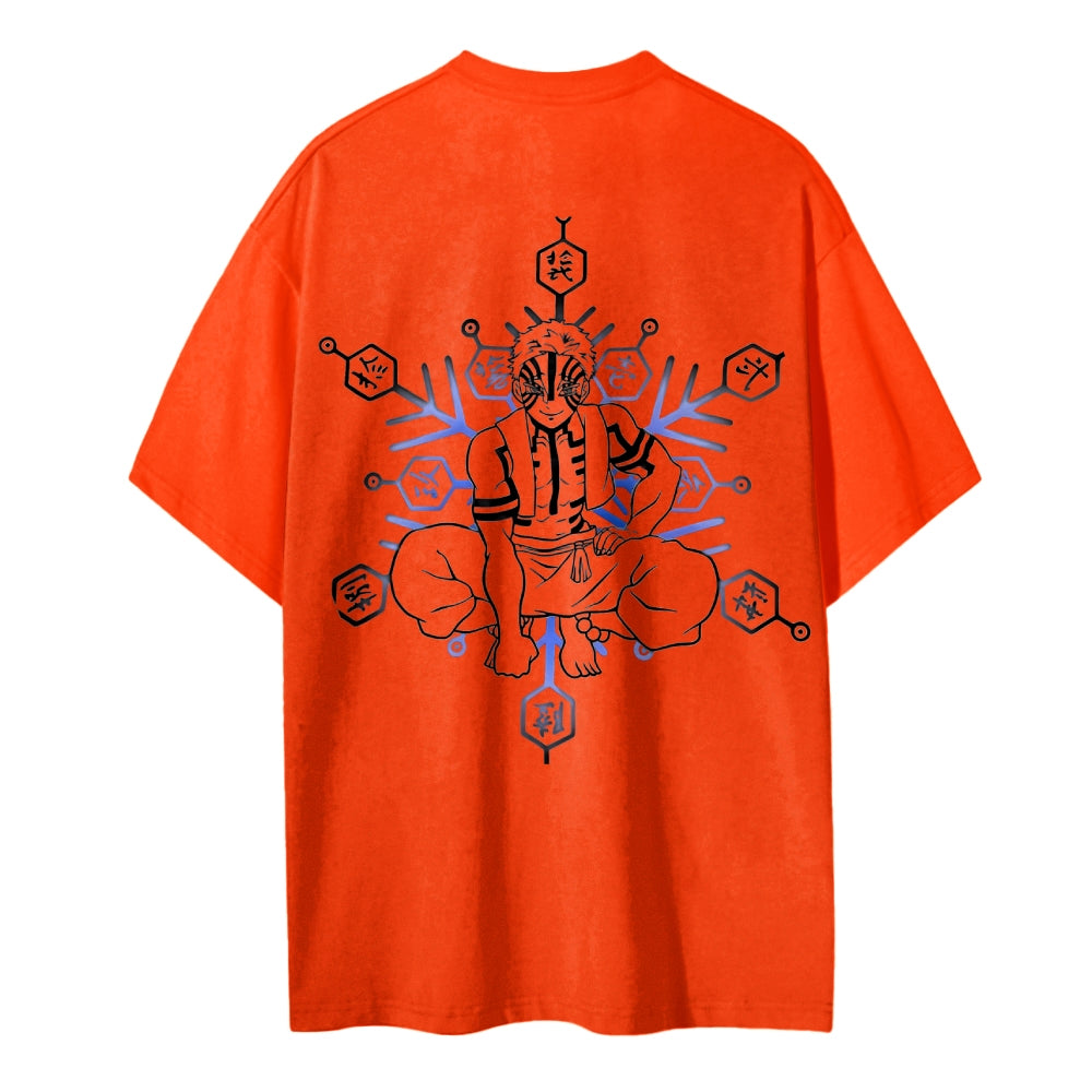 Demon Slayer: Kimetsu no Yaiba Cotton Unisex Crew Neck Anime T-Shirt