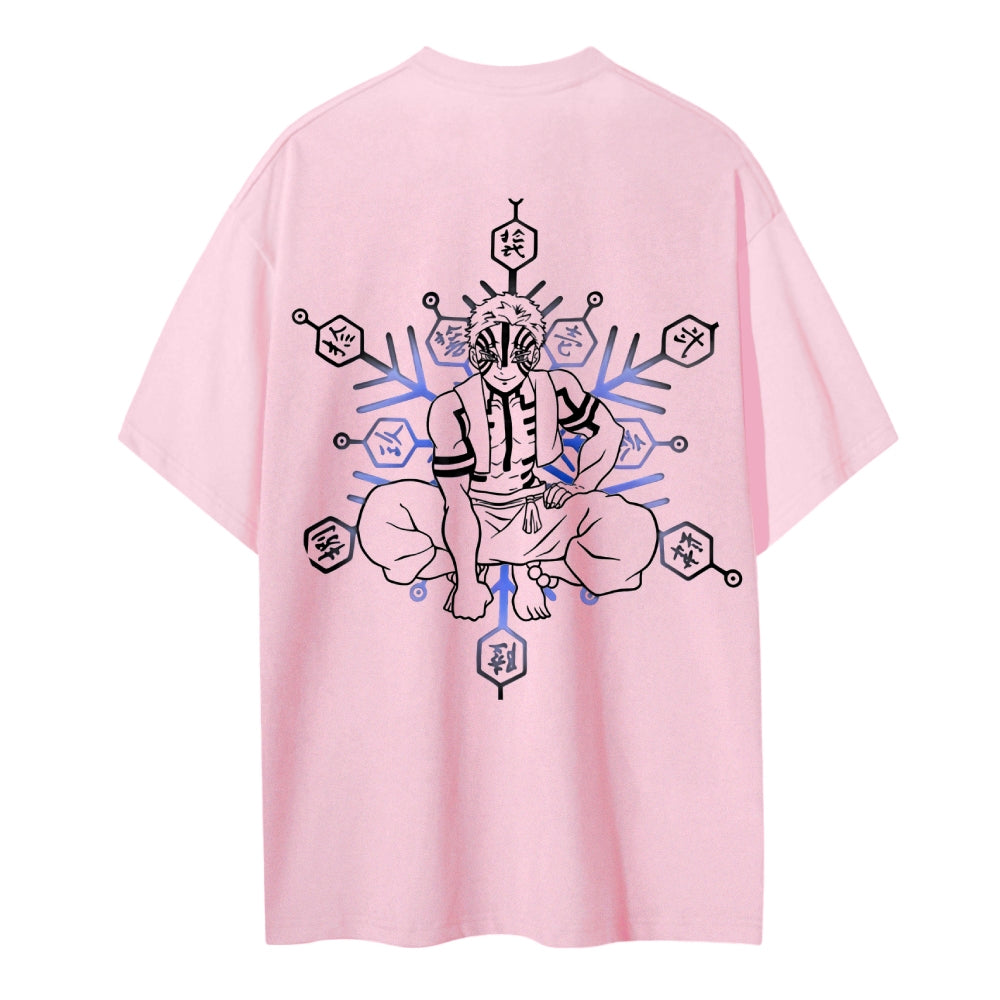 Demon Slayer: Kimetsu no Yaiba Cotton Unisex Crew Neck Anime T-Shirt