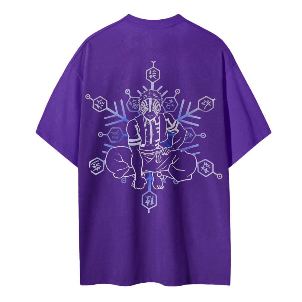 Demon Slayer: Kimetsu no Yaiba Cotton Unisex Crew Neck Anime T-Shirt