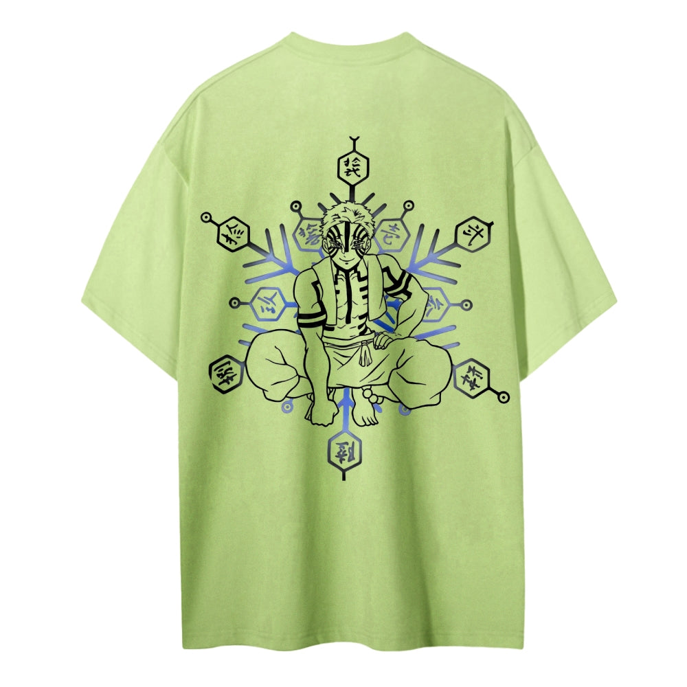 Demon Slayer: Kimetsu no Yaiba Cotton Unisex Crew Neck Anime T-Shirt