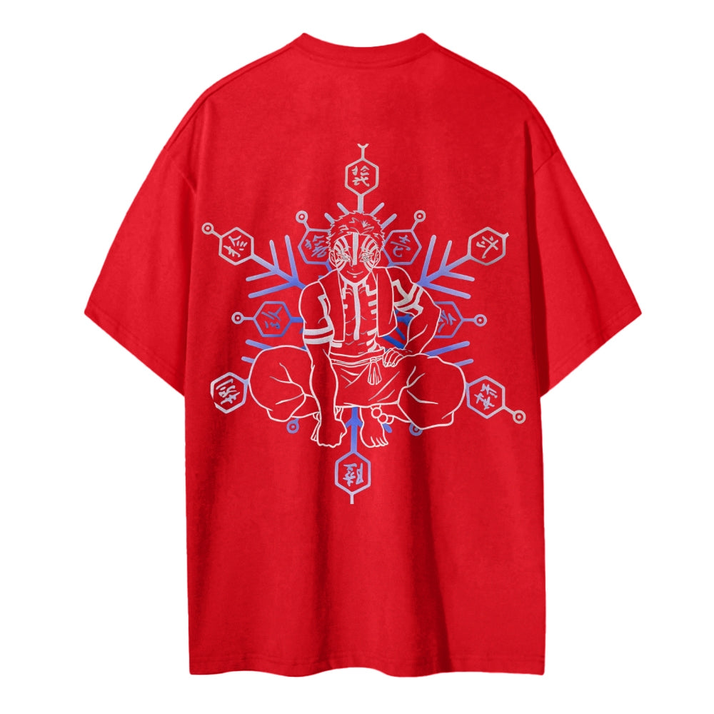 Demon Slayer: Kimetsu no Yaiba Cotton Unisex Crew Neck Anime T-Shirt