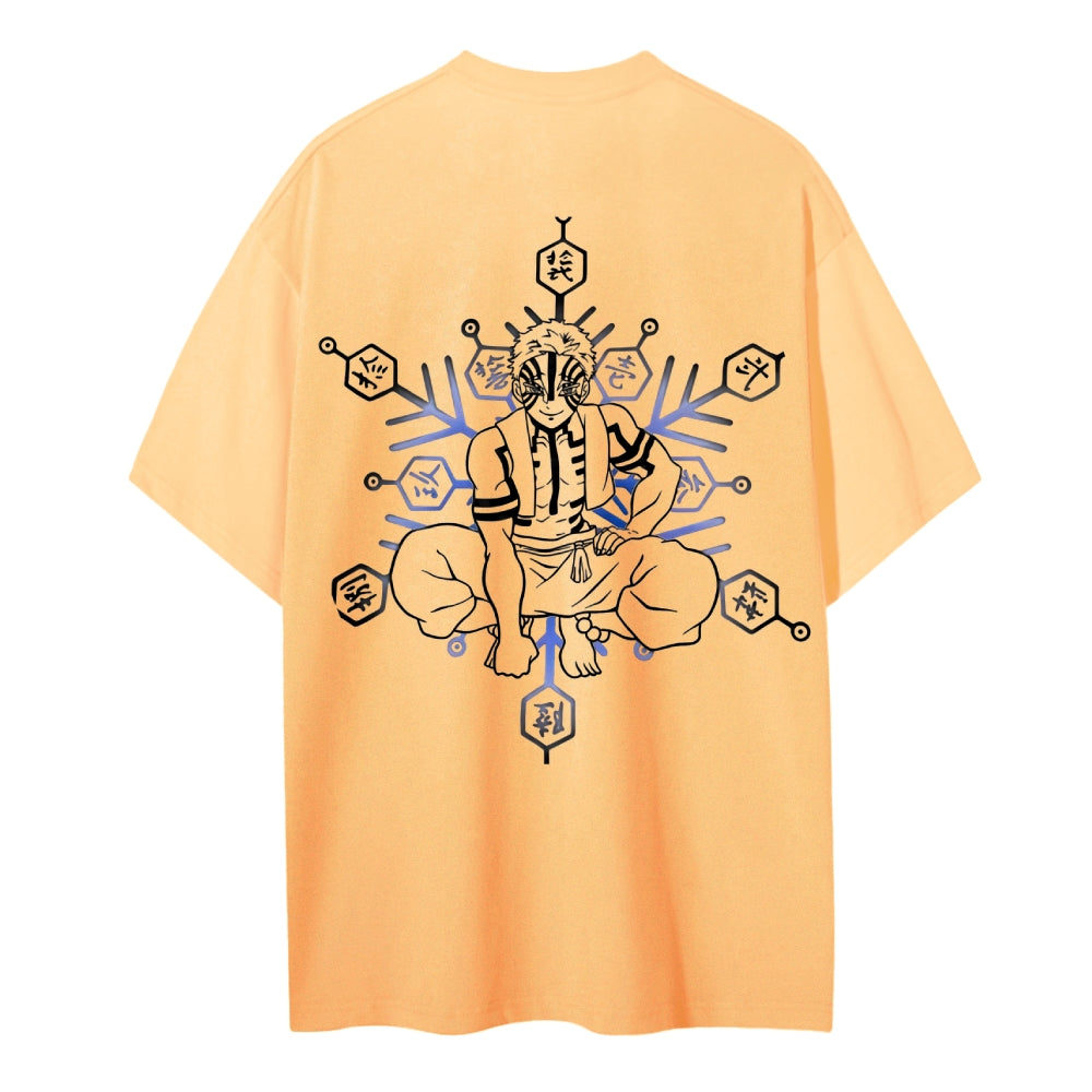 Demon Slayer: Kimetsu no Yaiba Cotton Unisex Crew Neck Anime T-Shirt