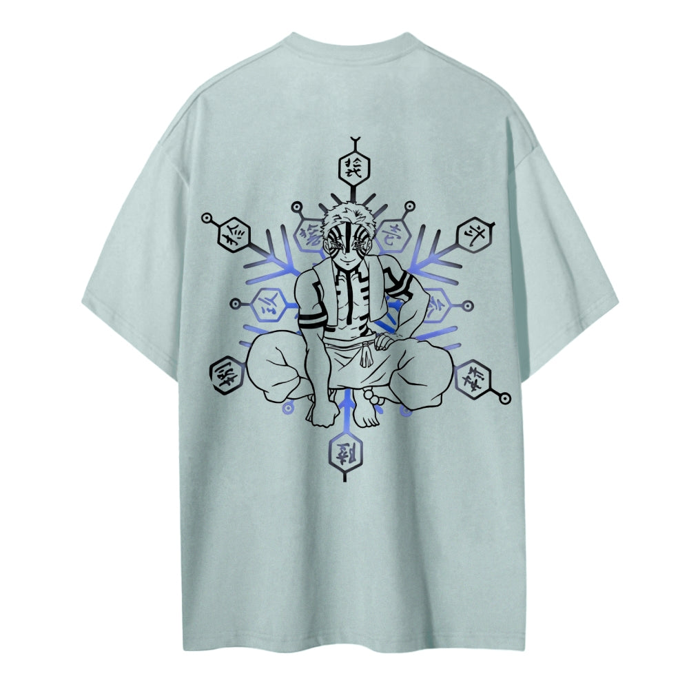 Demon Slayer: Kimetsu no Yaiba Cotton Unisex Crew Neck Anime T-Shirt