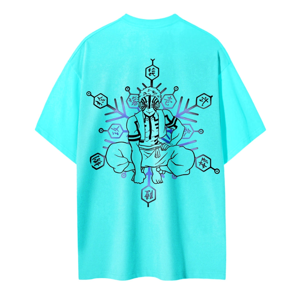 Demon Slayer: Kimetsu no Yaiba Cotton Unisex Crew Neck Anime T-Shirt