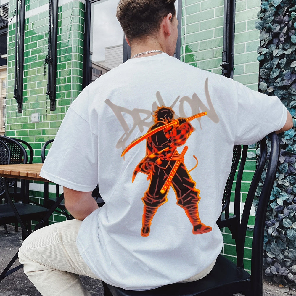 Demon Slayer: Kimetsu no Yaiba Cotton Unisex Crew Neck Anime T-Shirt