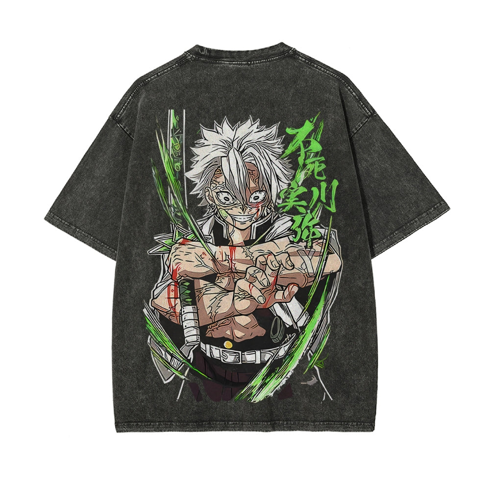 Vintage Oversized T-Shirt Demon Slayer