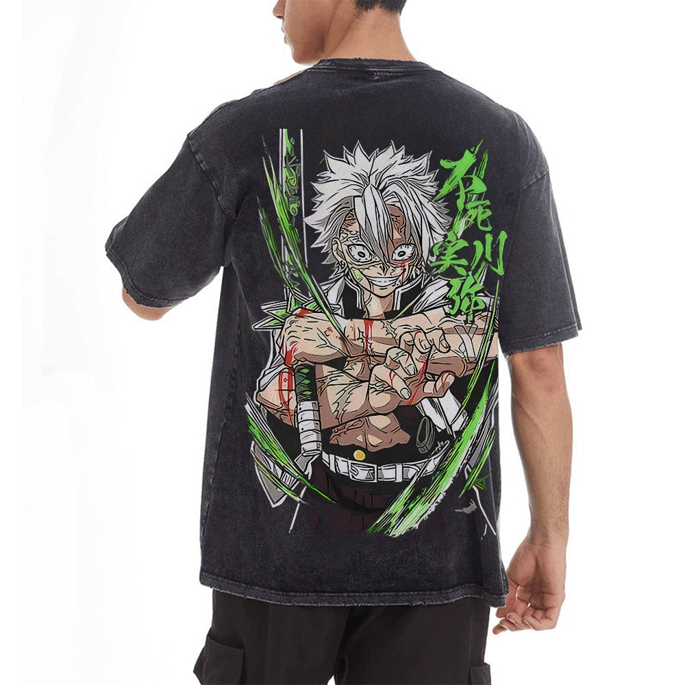 Vintage Oversized T-Shirt Demon Slayer