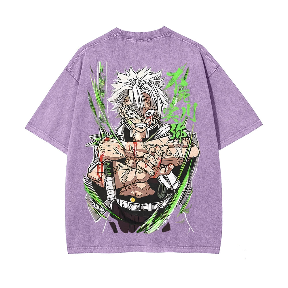 Vintage Oversized T-Shirt Demon Slayer