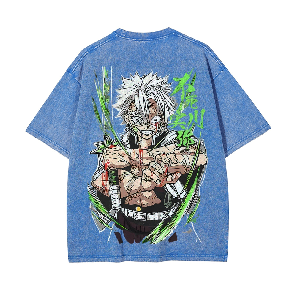 Vintage Oversized T-Shirt Demon Slayer
