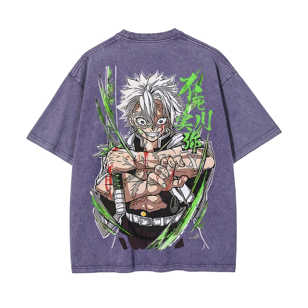 Vintage Oversized T-Shirt Demon Slayer
