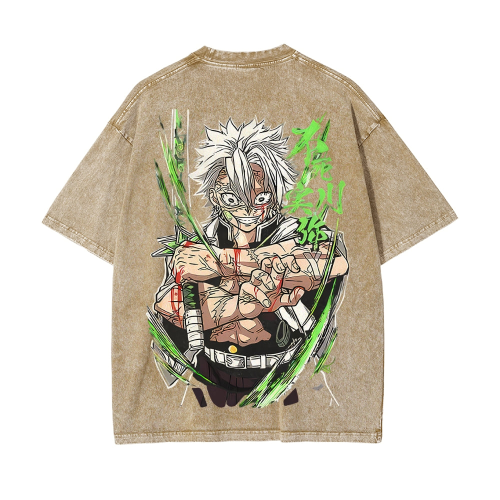 Vintage Oversized T-Shirt Demon Slayer