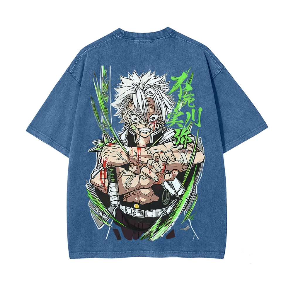 Vintage Oversized T-Shirt Demon Slayer
