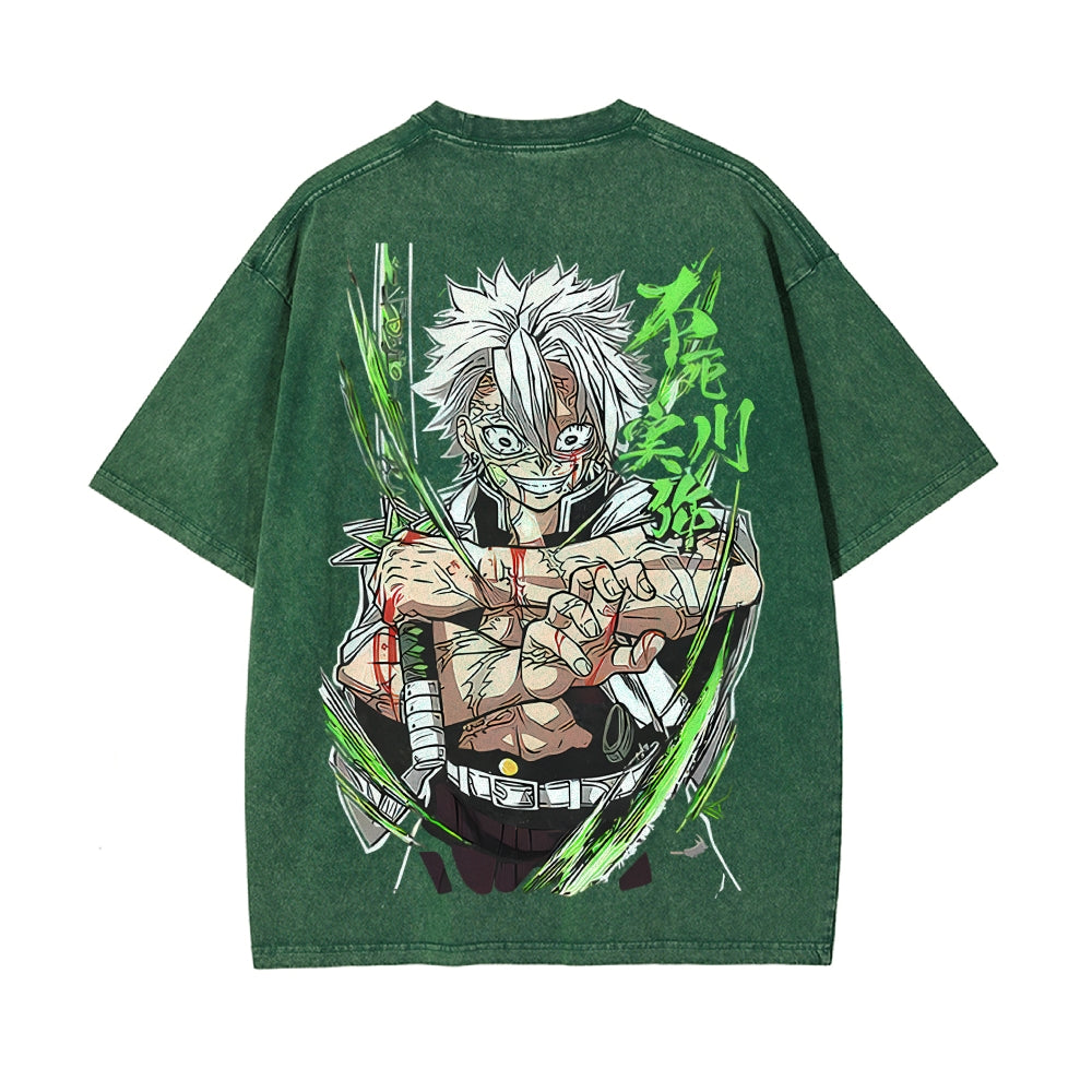 Vintage Oversized T-Shirt Demon Slayer